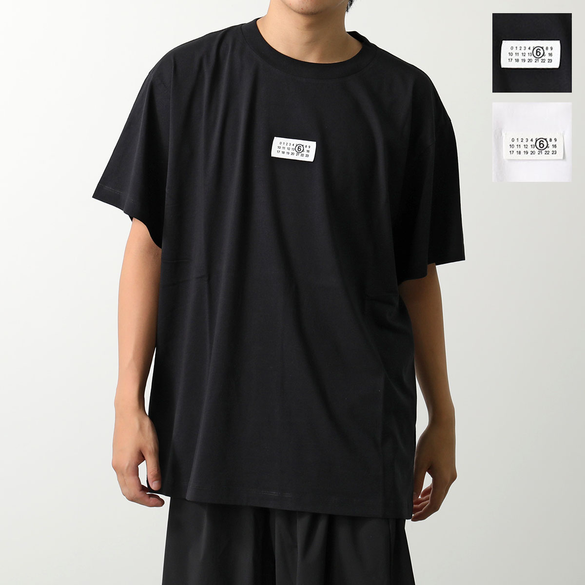 MM6 エムエムシックス メゾンマルジェラ 半袖 ロゴラベル Tシャツ 360801152_1.jpg