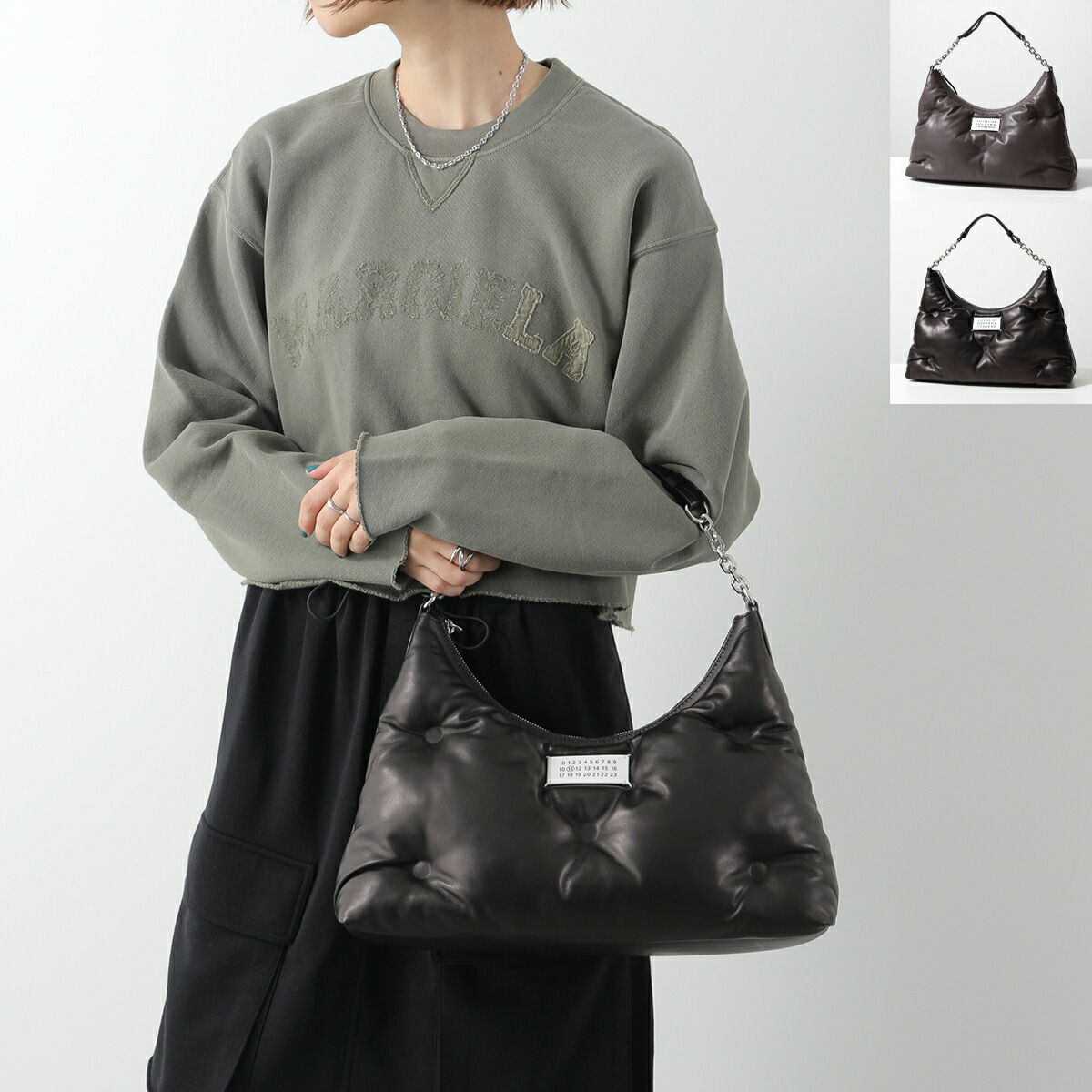 楽天市場】MAISON MARGIELA メゾンマルジェラ 11 ハンドバッグ