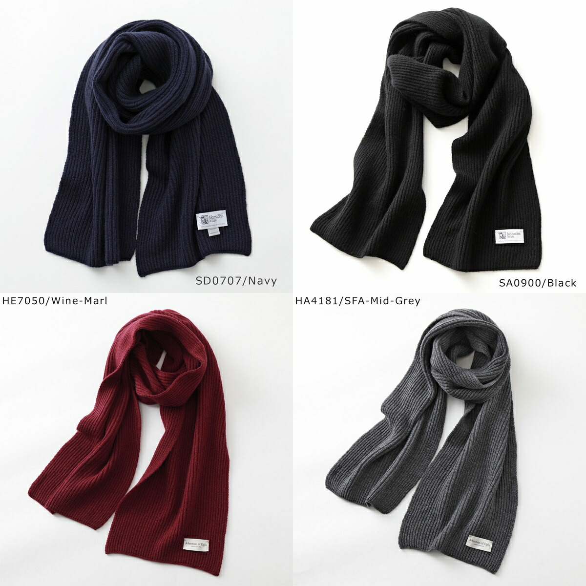 JOHNSTONS OF ELGIN ジョンストンズ マフラー HAA1684 レディース