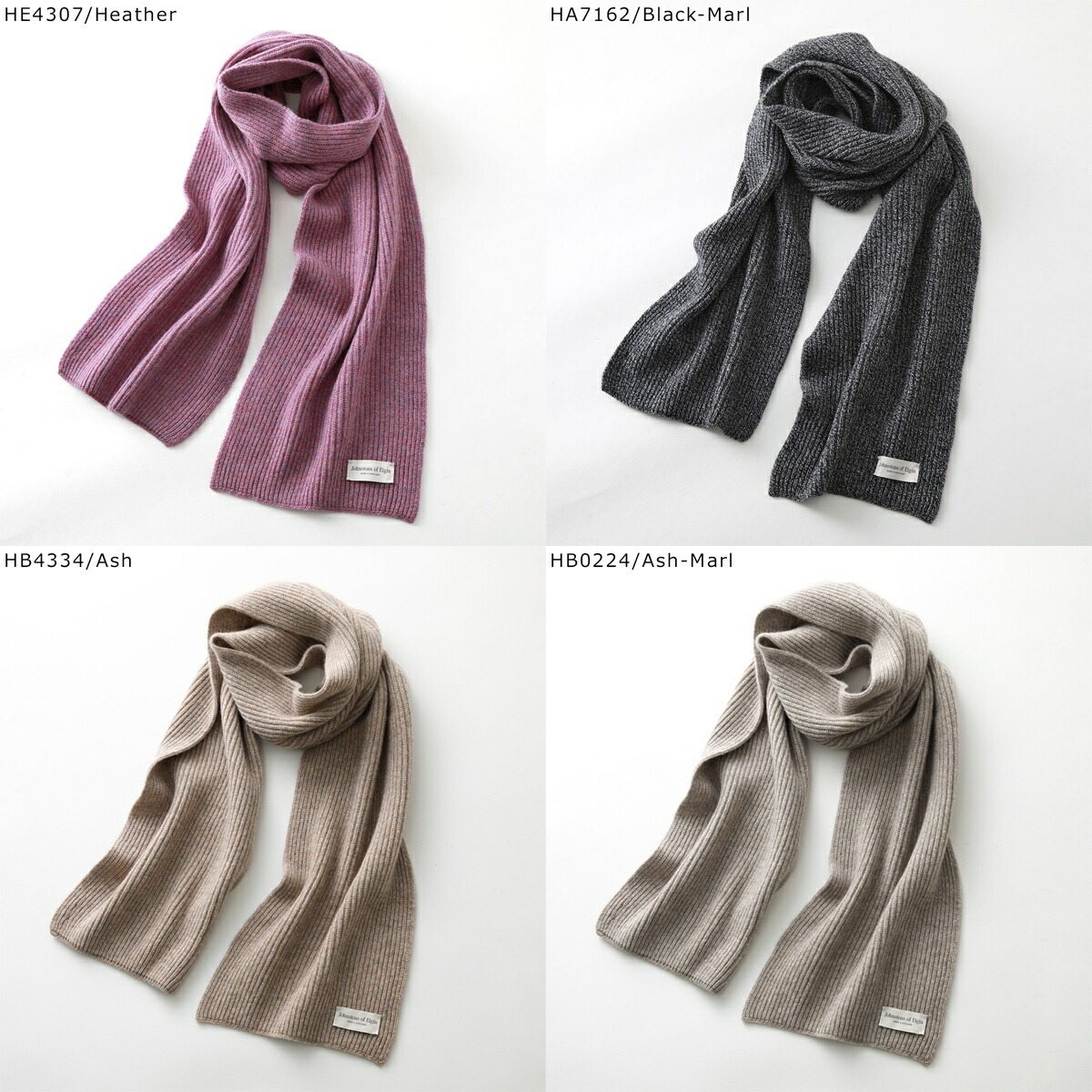 JOHNSTONS OF ELGIN ジョンストンズ マフラー HAA1684 レディース