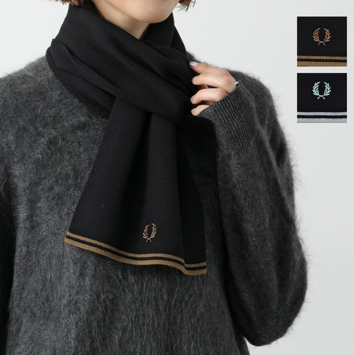 ミツ 新品 FRED PERRY フレッドペリー チェック マフラー 2点 ミツ様専用 新品 FRED PERRY フレッドペリー チェック マフラー 2点