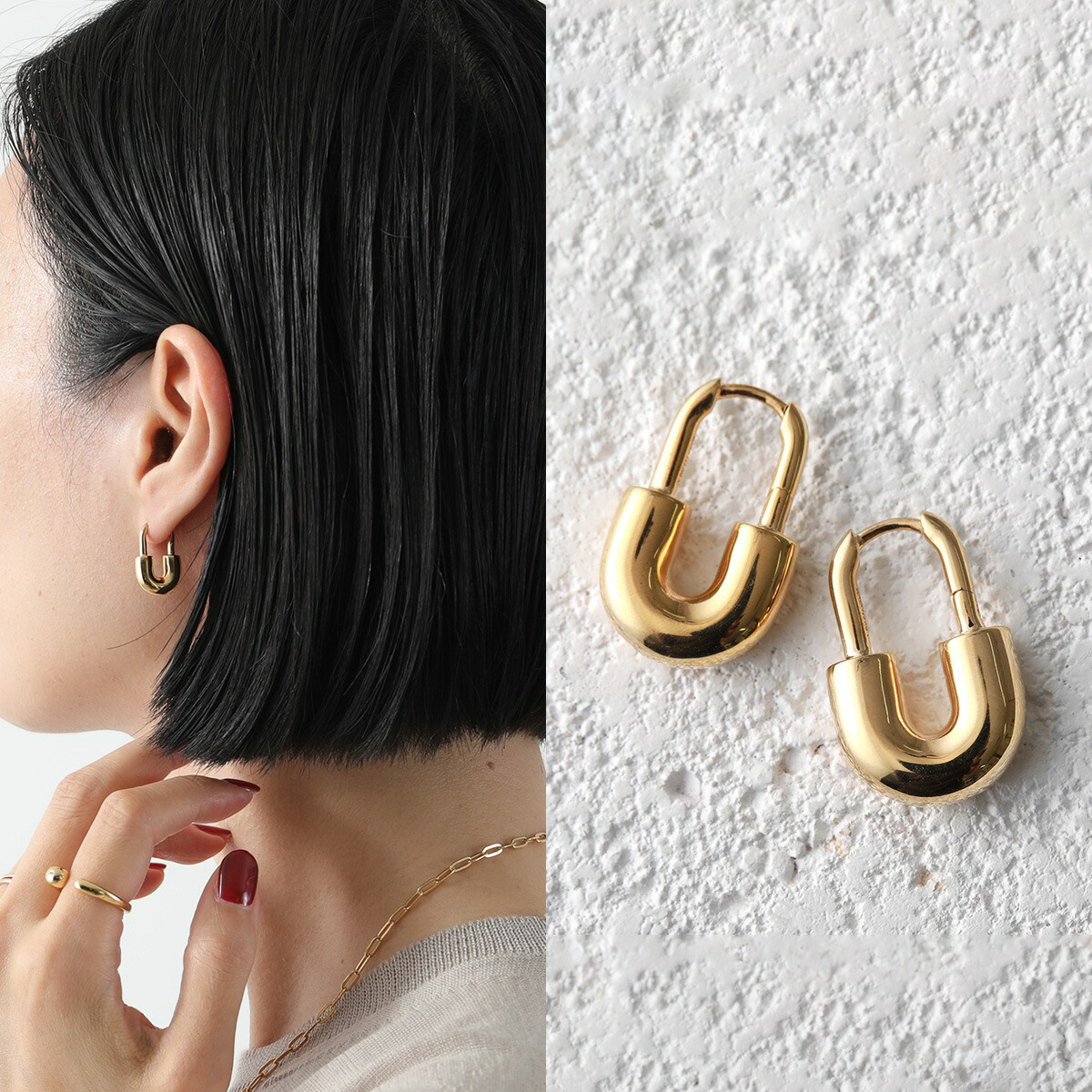 ♥︎MARIA BLACK マリアブラックSchlesi ピアス ゴールド♥︎ マリア ブラック MARIA BLACK MARIA BLACK ピアス Schlesi 101055YGー