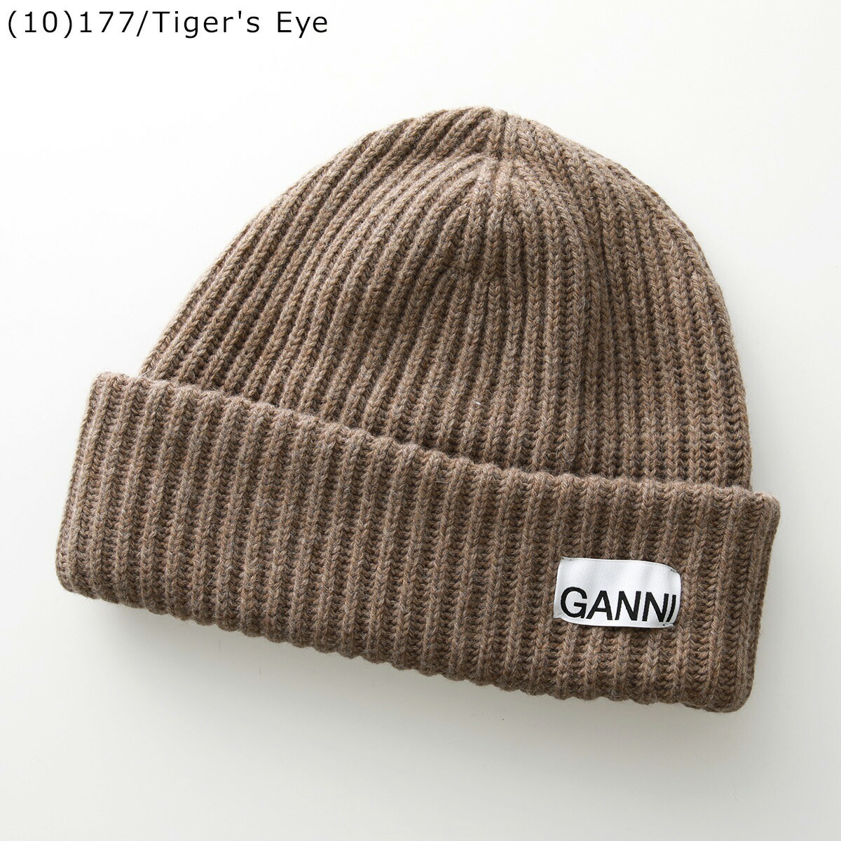 GANNI ガニー ニット帽 Structured Rib Beanie A4429 A6051 A6207 5789