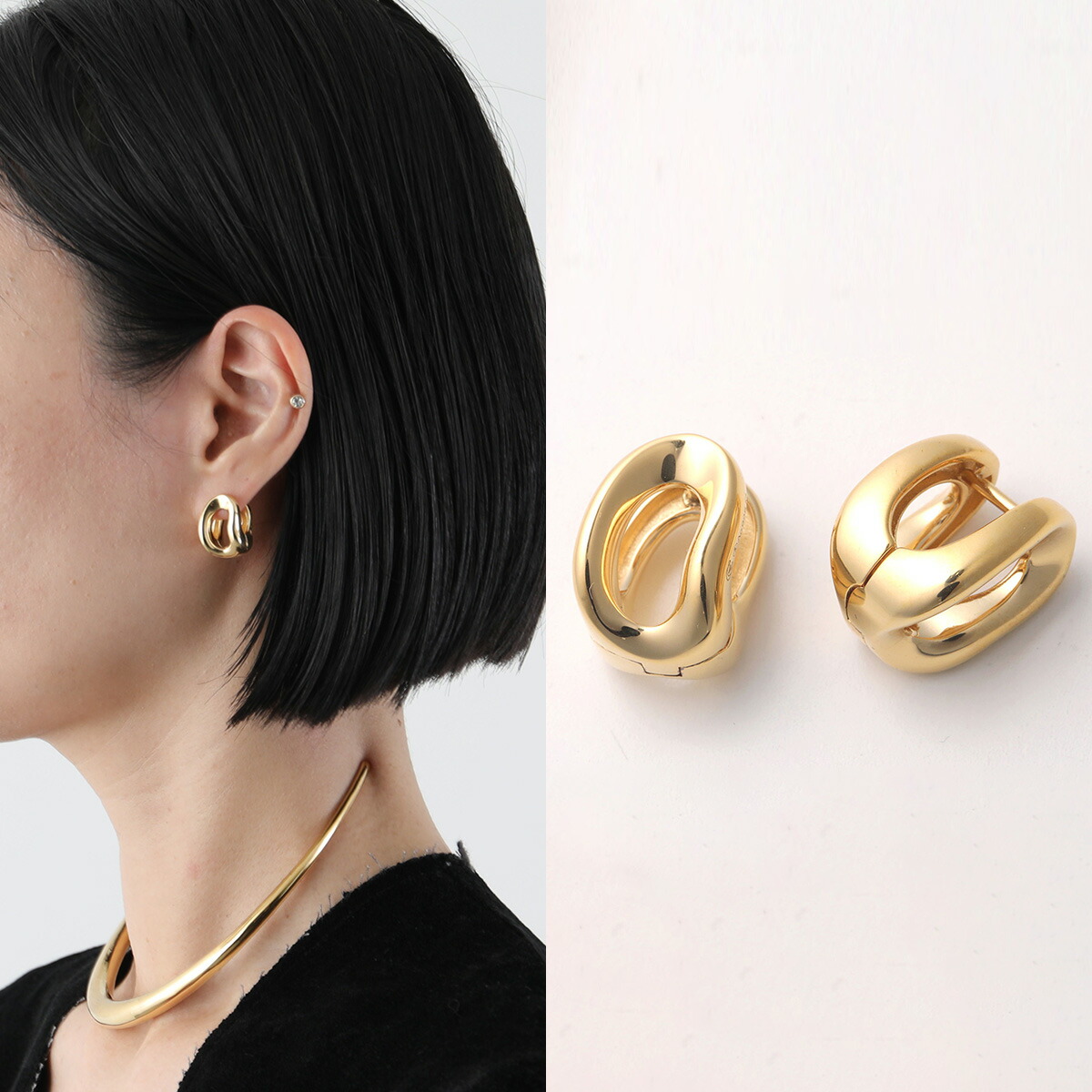 美品Jacquemus ジャックムス アシメントリーピアス gold 美品Jacquemus ジャックムス アシメントリーピアス gold G2TWvDLPLTwB
