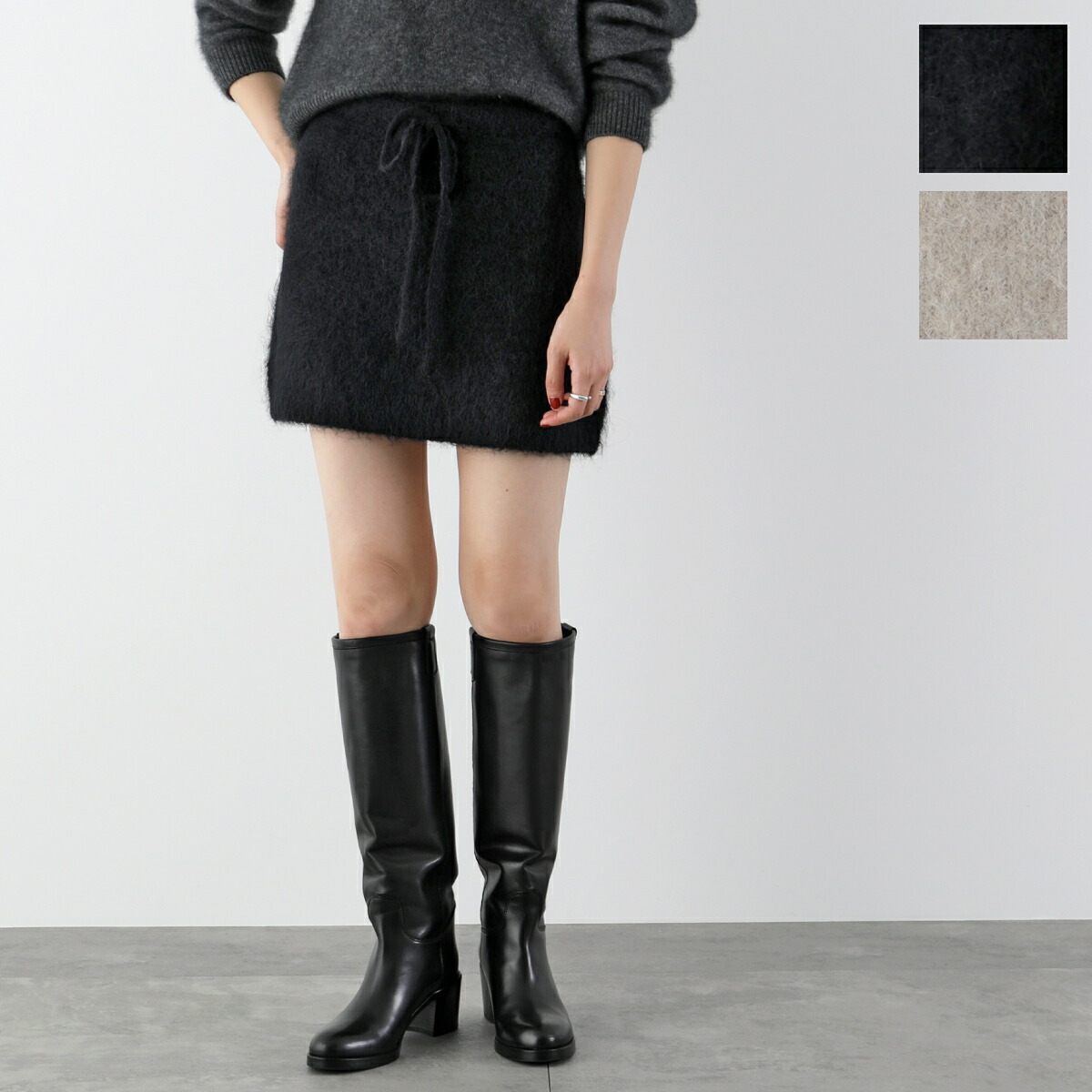 courreges クレージュ　スカート　黒 Courreges(クレージュ) スカート(レディース) - 海外通販のBUYMA