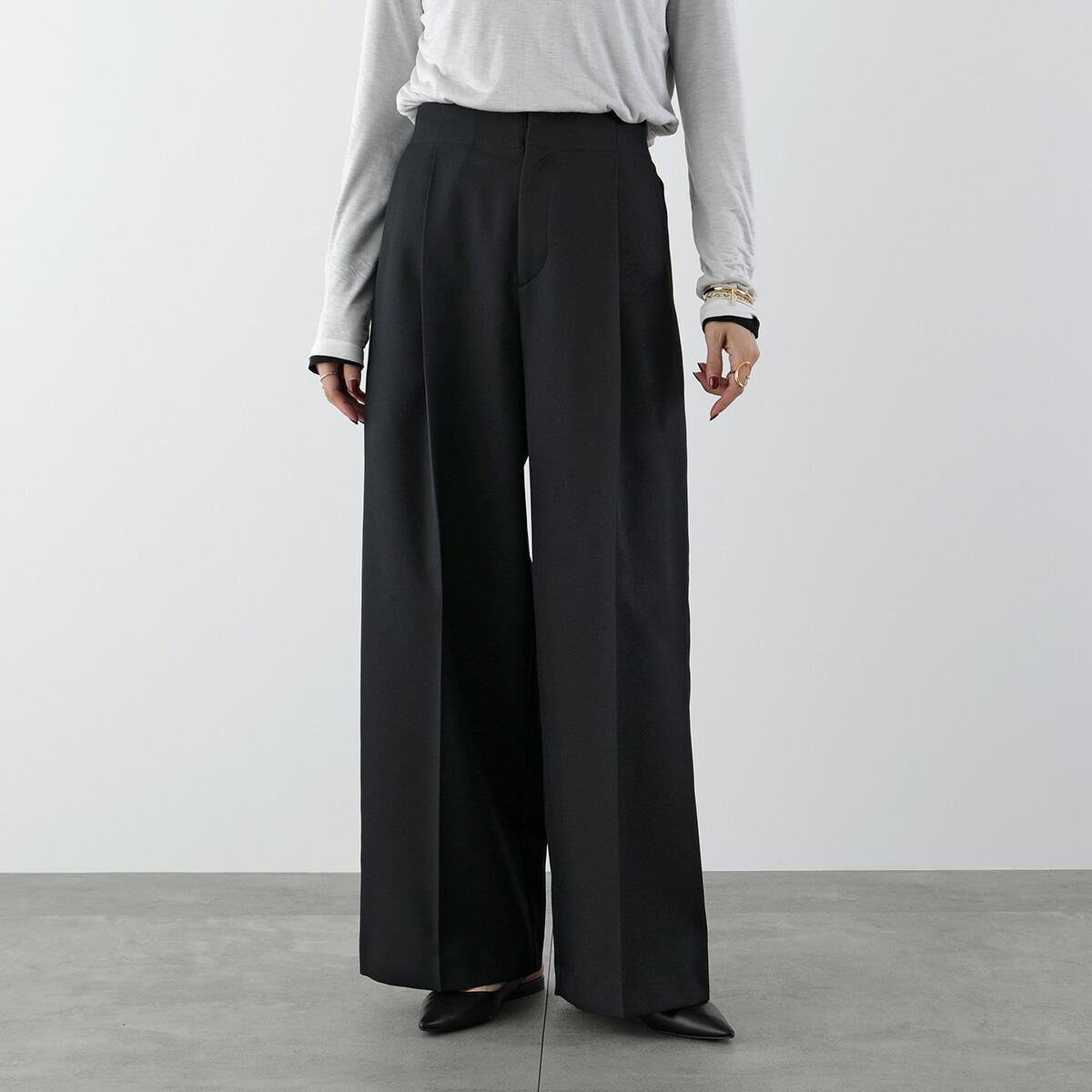 IHATOV ワイドパンツ cotton easy wide pants IH10-24SS-37304 360304153_3.jpg