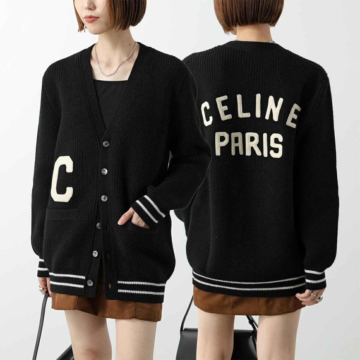 楽天市場】CELINE セリーヌ パーカー RY032510Z.08BQ レディース