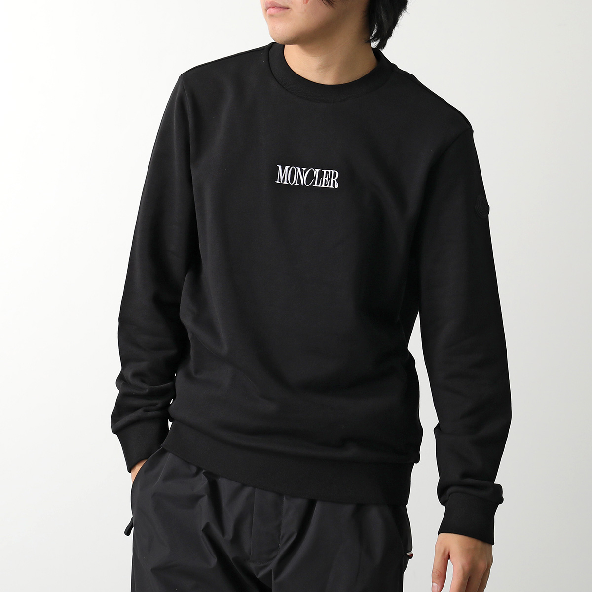 【関税込み】Moncler カーキ ロゴパッチ スウェットシャツ 楽天市場】MONCLER モンクレール トレーナー 8G00021 809LC