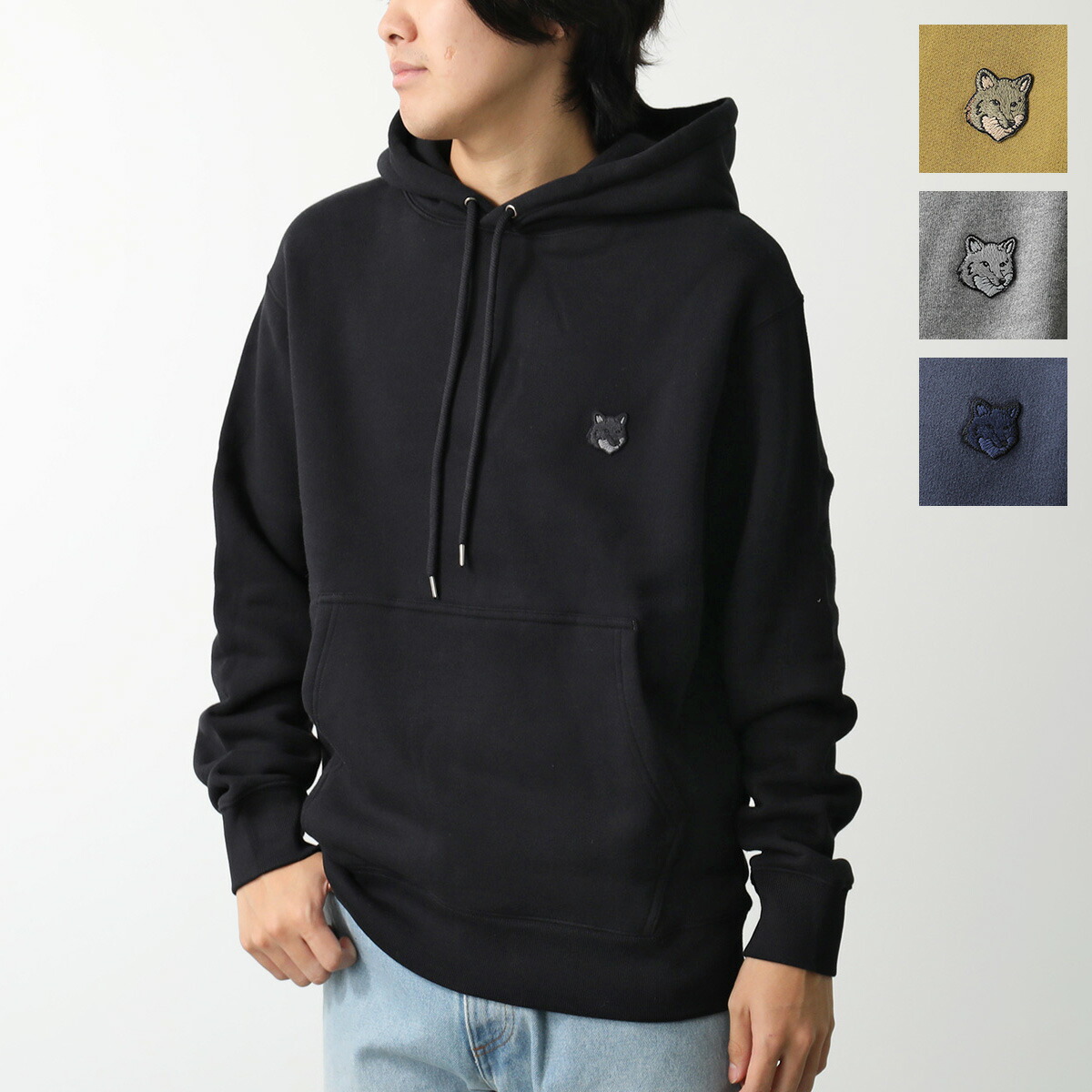 KENZO ケンゾー ロゴプリントプルオーバーフーディ ブラック KENZO - ケンゾー KENZO パーカー フーディー プルオーバー