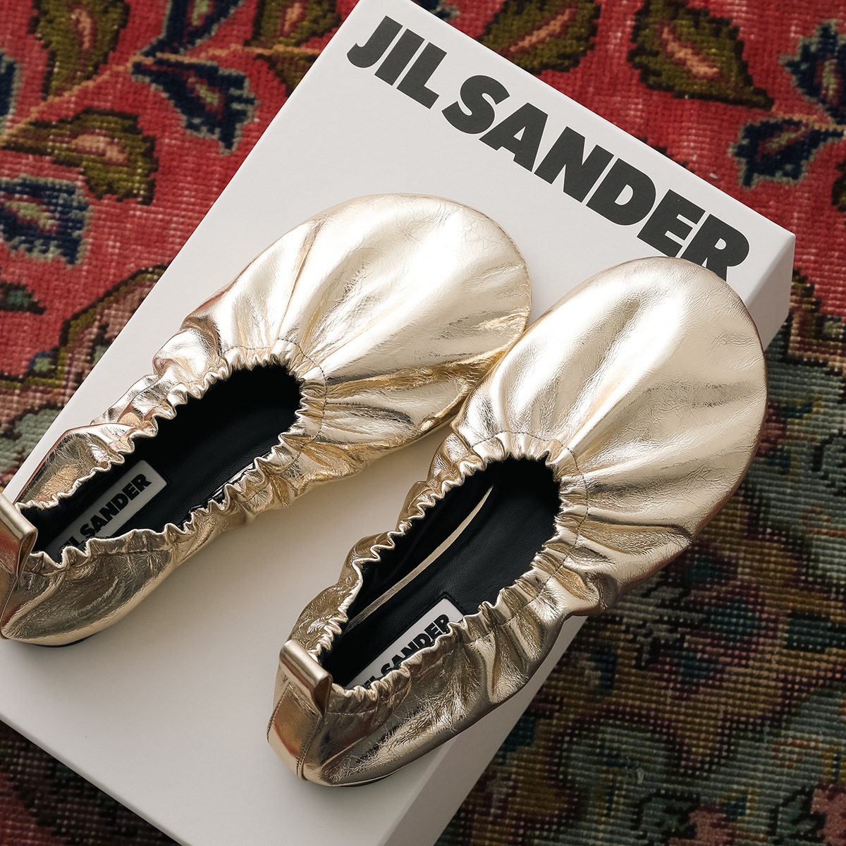 JIL SANDER アシンメトリートゥ バレリーナシューズ JIL SANDER ジルサンダー バレエシューズ BALLERINA バレリーナ