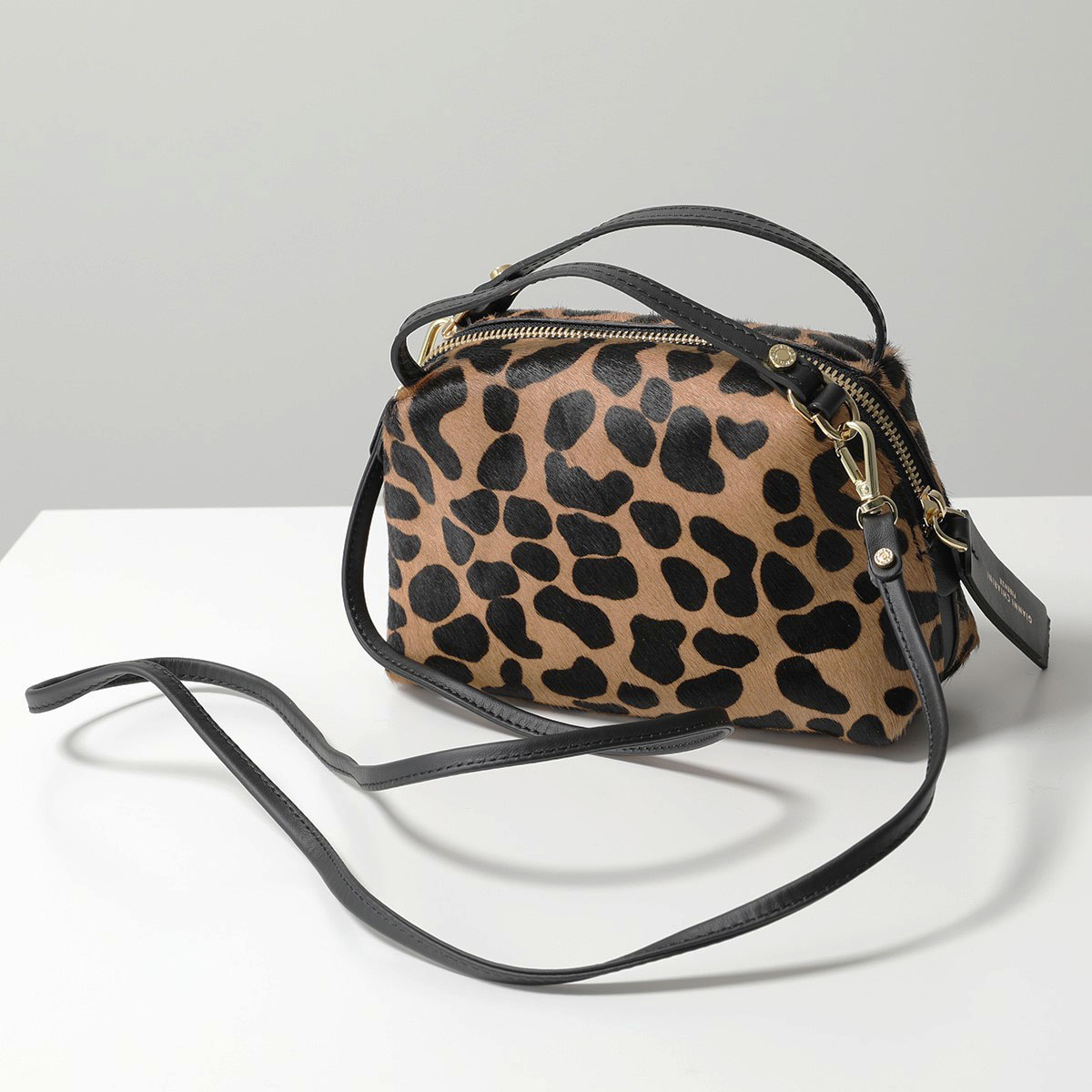 【美品】GIANNI CHIARINI アリファ S バッグ レオパード GIANNI CHIARINI ジャンニキアリーニ ショルダーバッグ ALIFA S