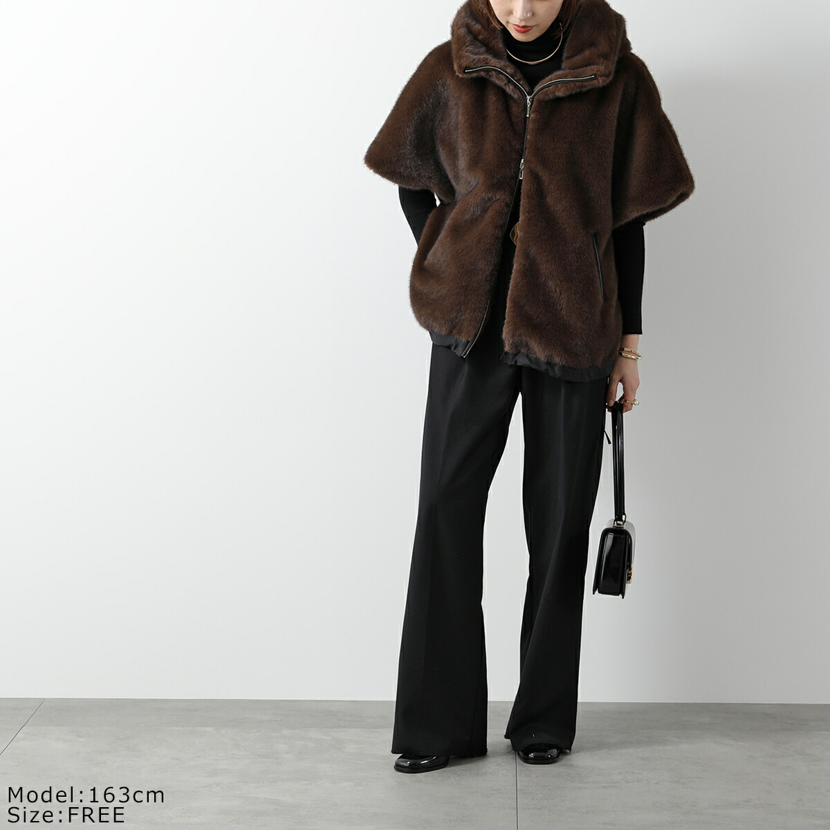 Eimee Law エイミーロウ ミンクライクファーケープ 83830E レディース