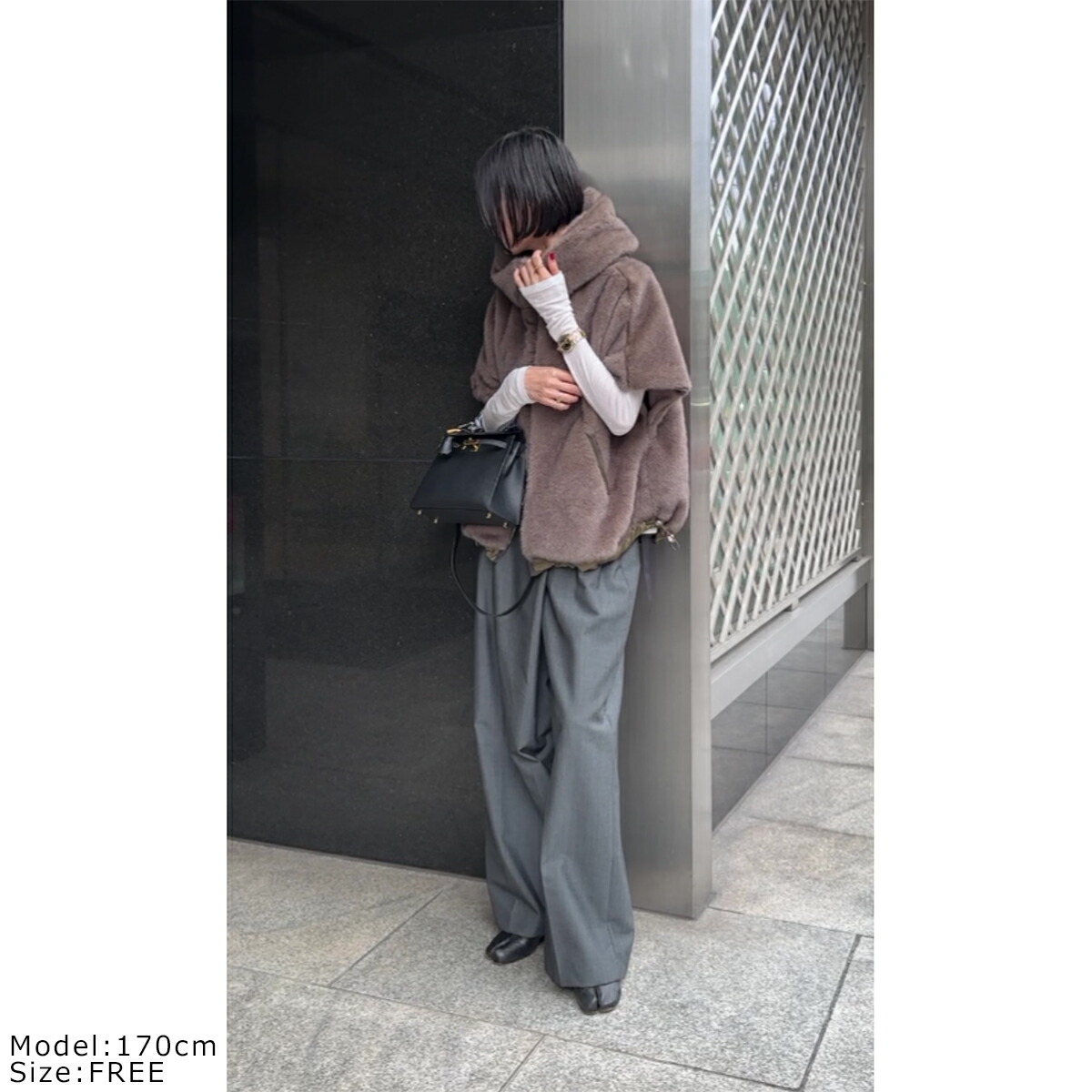 Eimee Law エイミーロウ ミンクライクファーケープ 83830E レディース