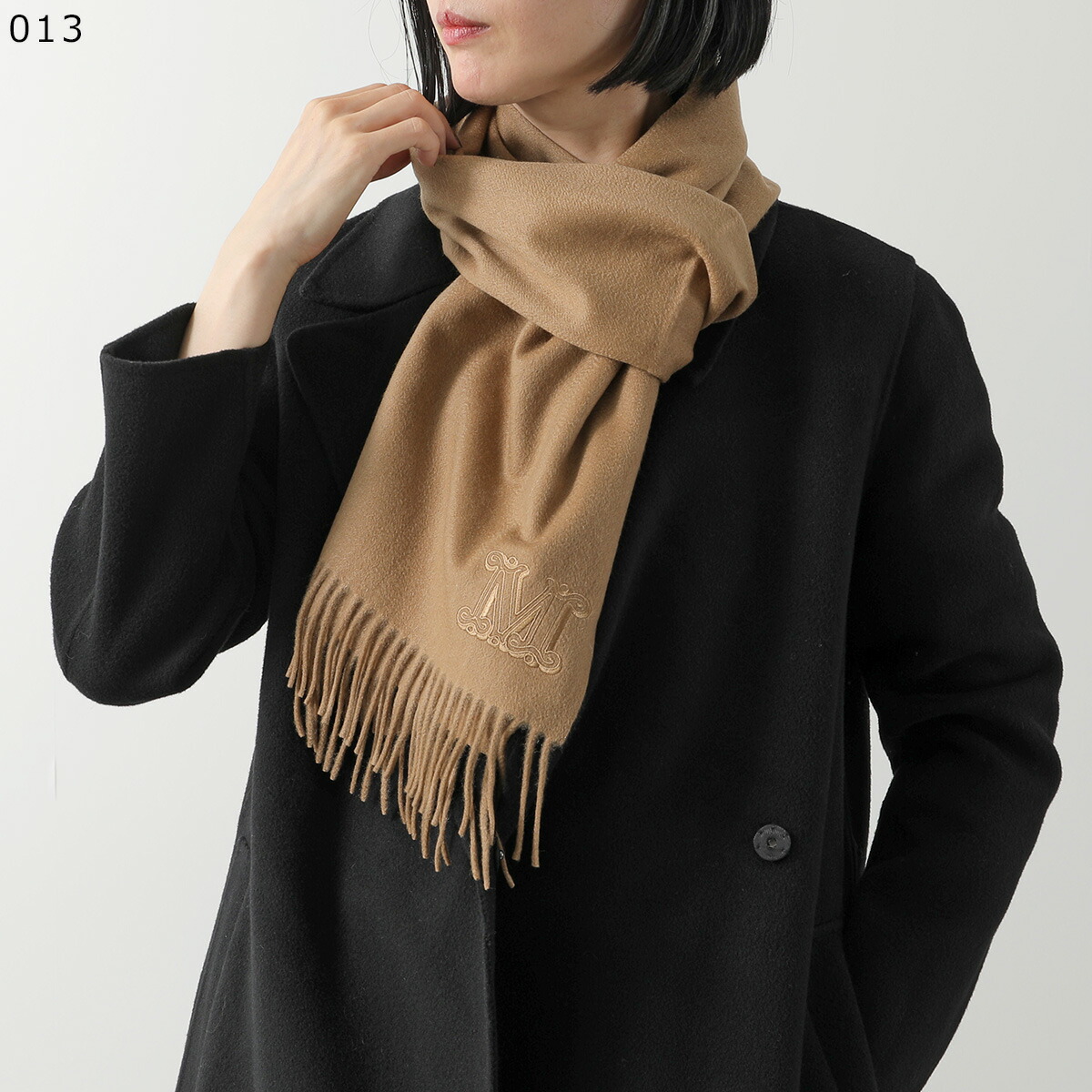 MAXMARA マックスマーラ WSDALIA ダリア フリンジカシミアストール Max Mara MAX MARA マックスマーラ WSDALIA ダリア フリンジ