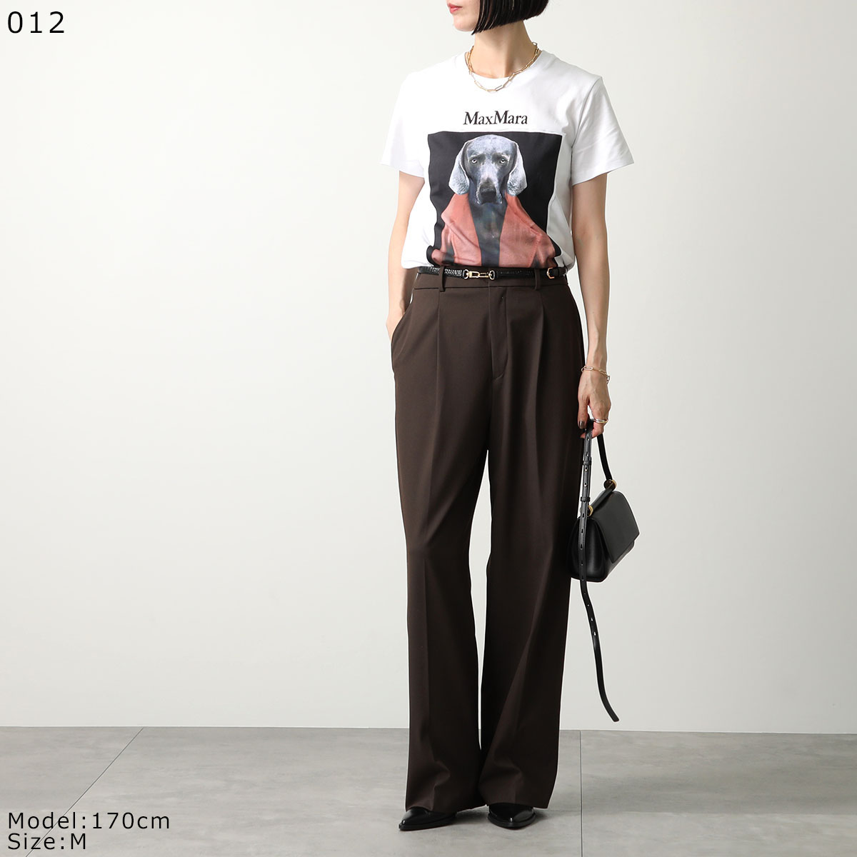 【MAX MARA】CIPRIA BODY- TOP プリントシャツ Max Mara Cipria プリント Tシャツ | ホワイト | FARFETCH JP
