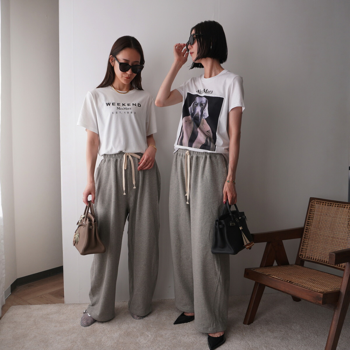Max Mara レディース Tシャツ・カットソー ドッグプリント Max Mara MAX MARA マックスマーラ 半袖 Tシャツ CIPRIA