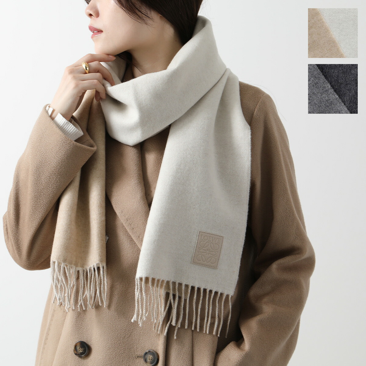 楽天市場】LOEWE ロエベ マフラー 185×23 F655254X01 レディース