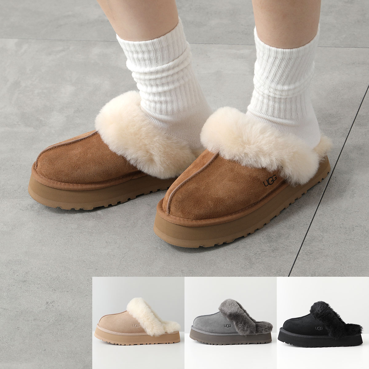 楽天市場】UGG アグ プラットフォーム サンダル FUNKETTE 1113474