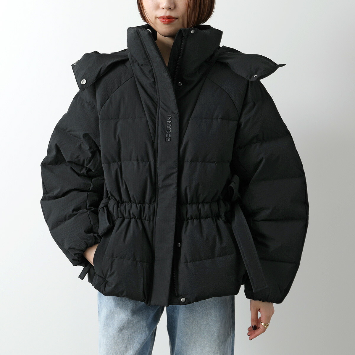 楽天市場】GANNI ガニー 中綿ジャケット Shiny Quilt Vest