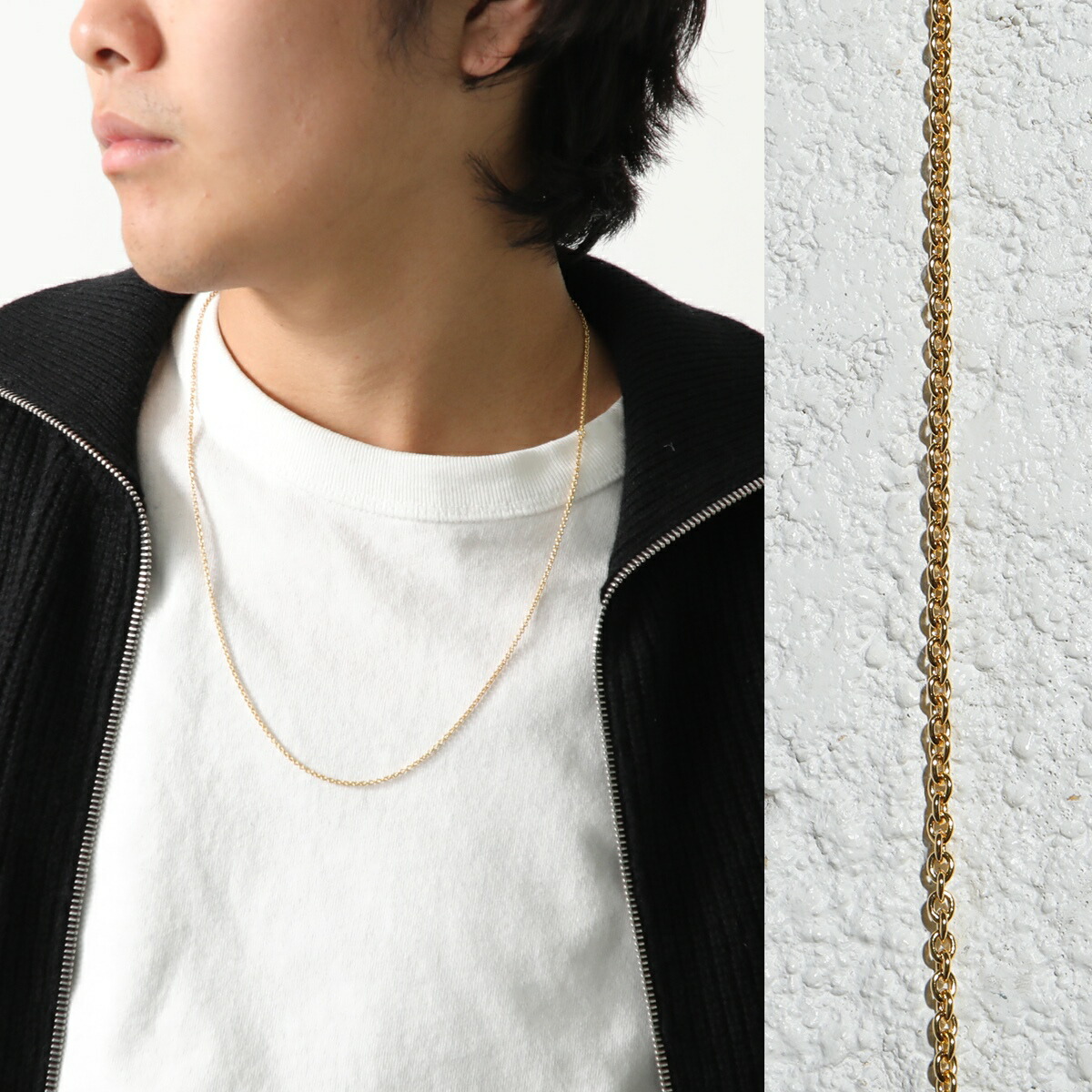 □日本未入荷□ Tom Wood シルバー スクエアチェーンネックレス