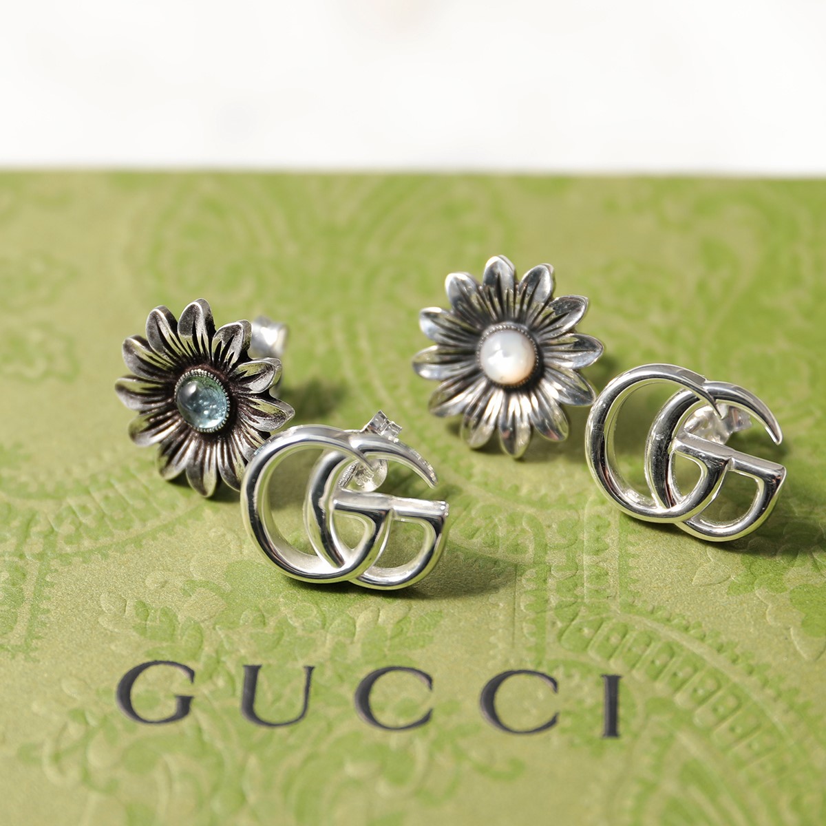 楽天市場】GUCCI グッチ ピアス 356289 J8400 8106 レディース