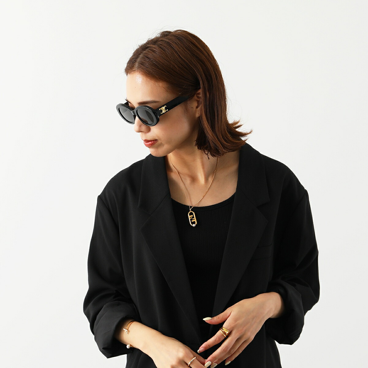 CELINE トリオンフ triomphe CL40194U 01A サングラス CELINE セリーヌ サングラス TRIOMPHE 01 トリオンフ CL40194U