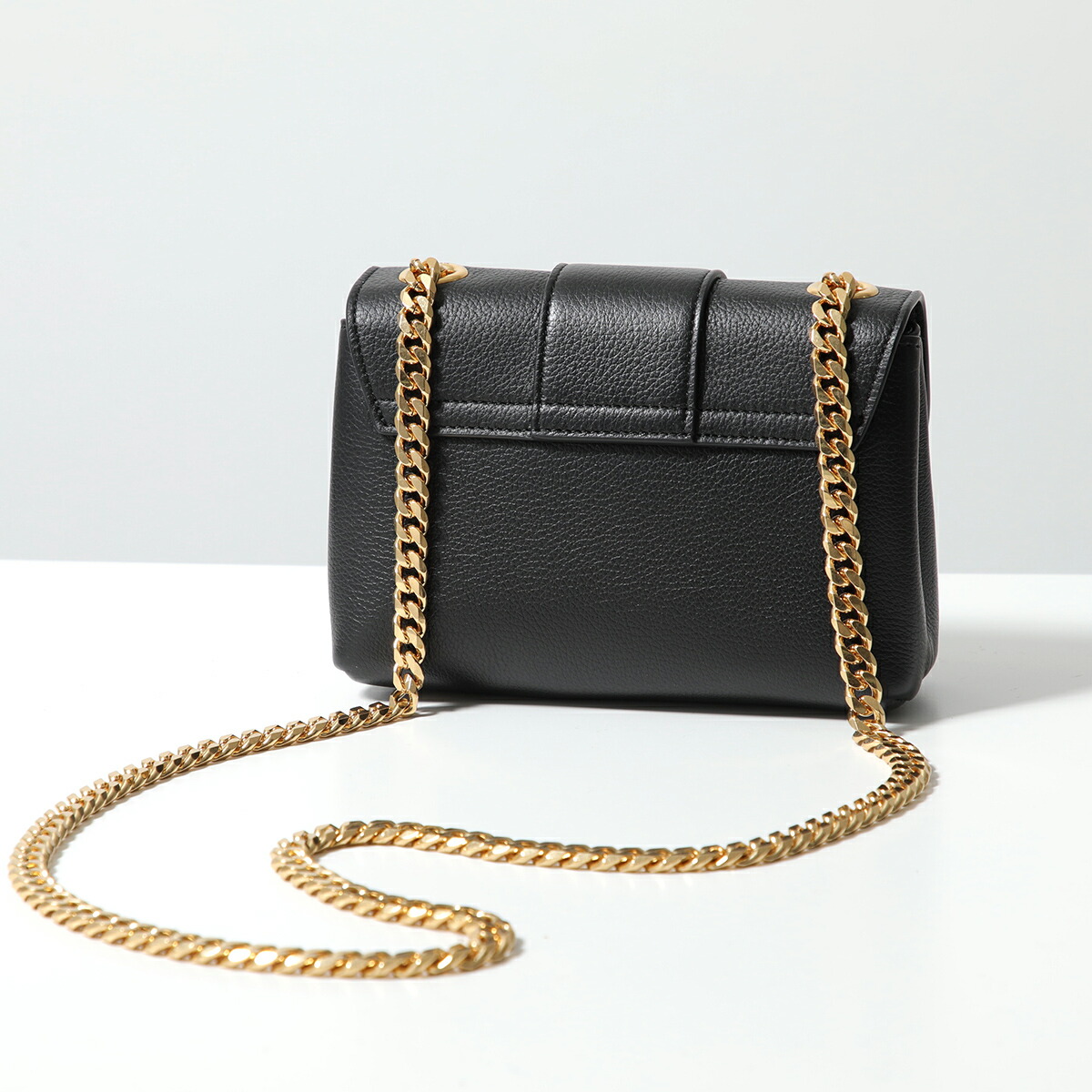 ★3日以内返品可★ 美品 CELINE セリーヌ サプルグレインドカーフスキン ミニ ヴィクトワール 10N113GGR.38NO ショルダーバッグ ブラック カーフレザー レディース Used CELINE セリーヌ ヴィクトワール ミディアム トリオンフ ブラック