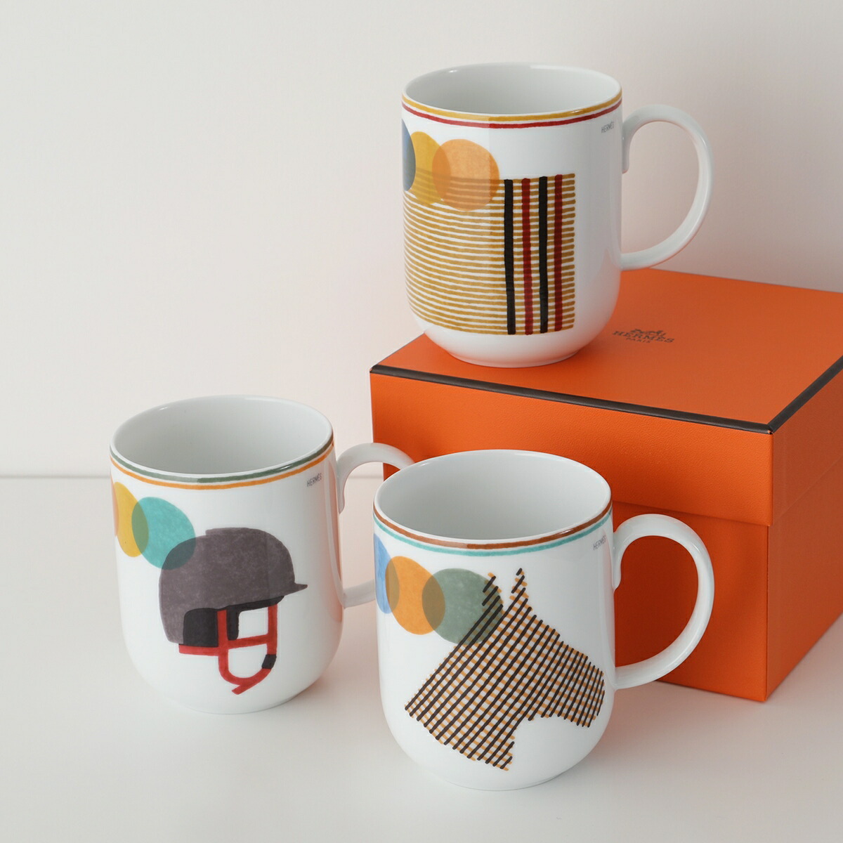 楽天市場】【新品】 エルメス マグカップ ロカバール No1 / No2 / No3