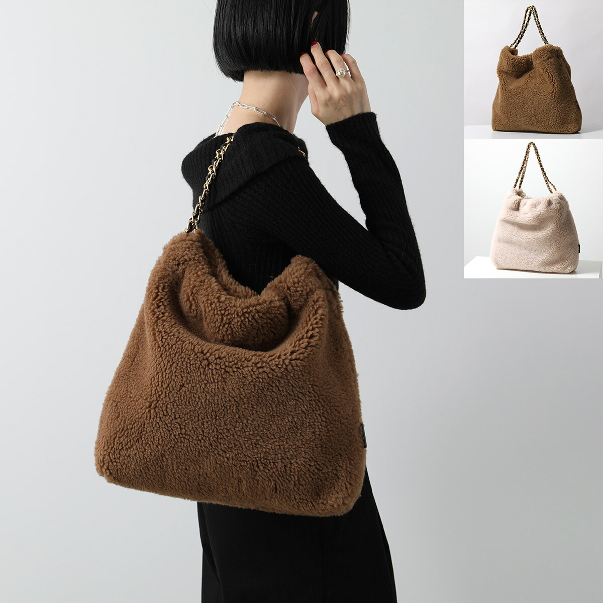 MAX MARA【関税込み＊送料無料】クロッシー テディ フォンポーチ Max Mara☆関税込☆クロッシー もこもこ テディ フォンポーチ