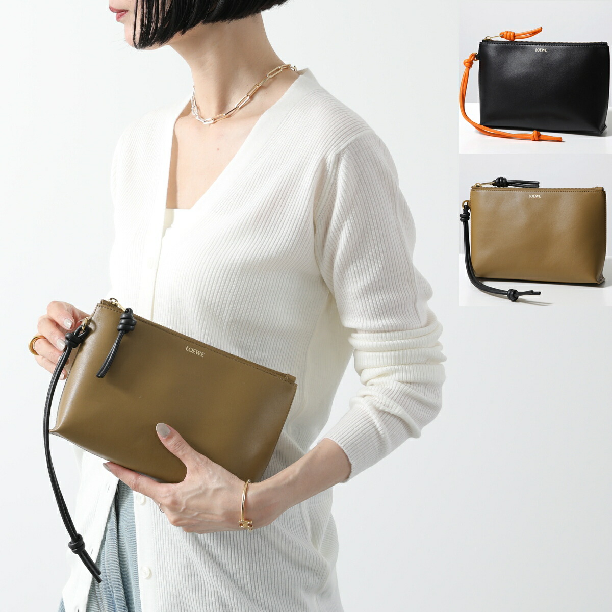 楽天市場】LOEWE ロエベ 328.24.W10 POCHETTE BAG スリット