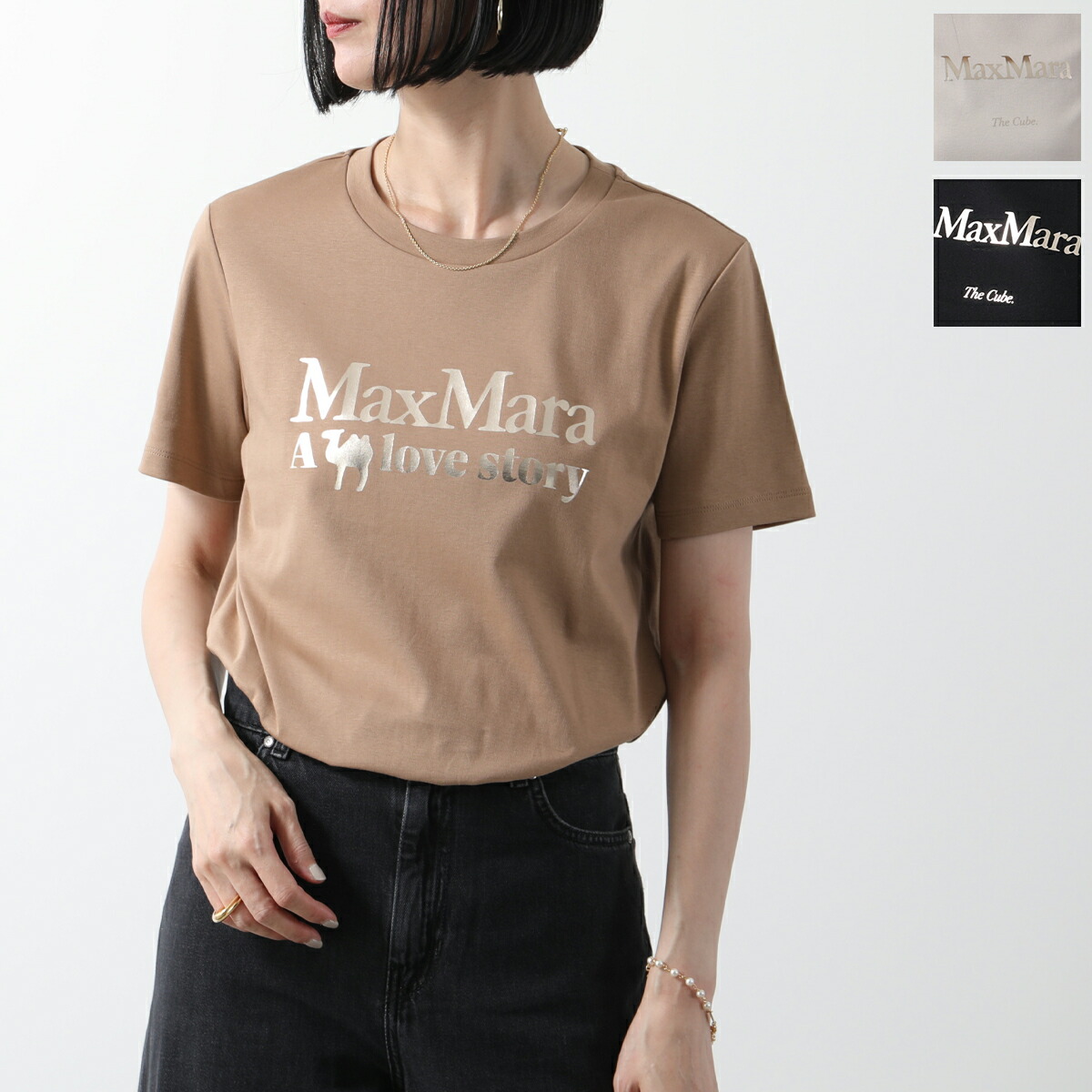 MaxMara マックスマーラ　Tシャツ　L 楽天市場】MAX MARA マックスマーラー SACHA EMBROIDERED T