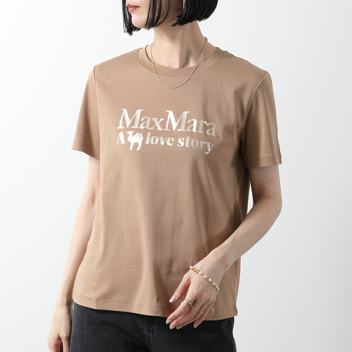 マックスマーラ　スポーツマックスコード ボリュームスリーブ Tシャツ マックスマーラスポーツマックスコード ボリュームスリーブ Tシャツ