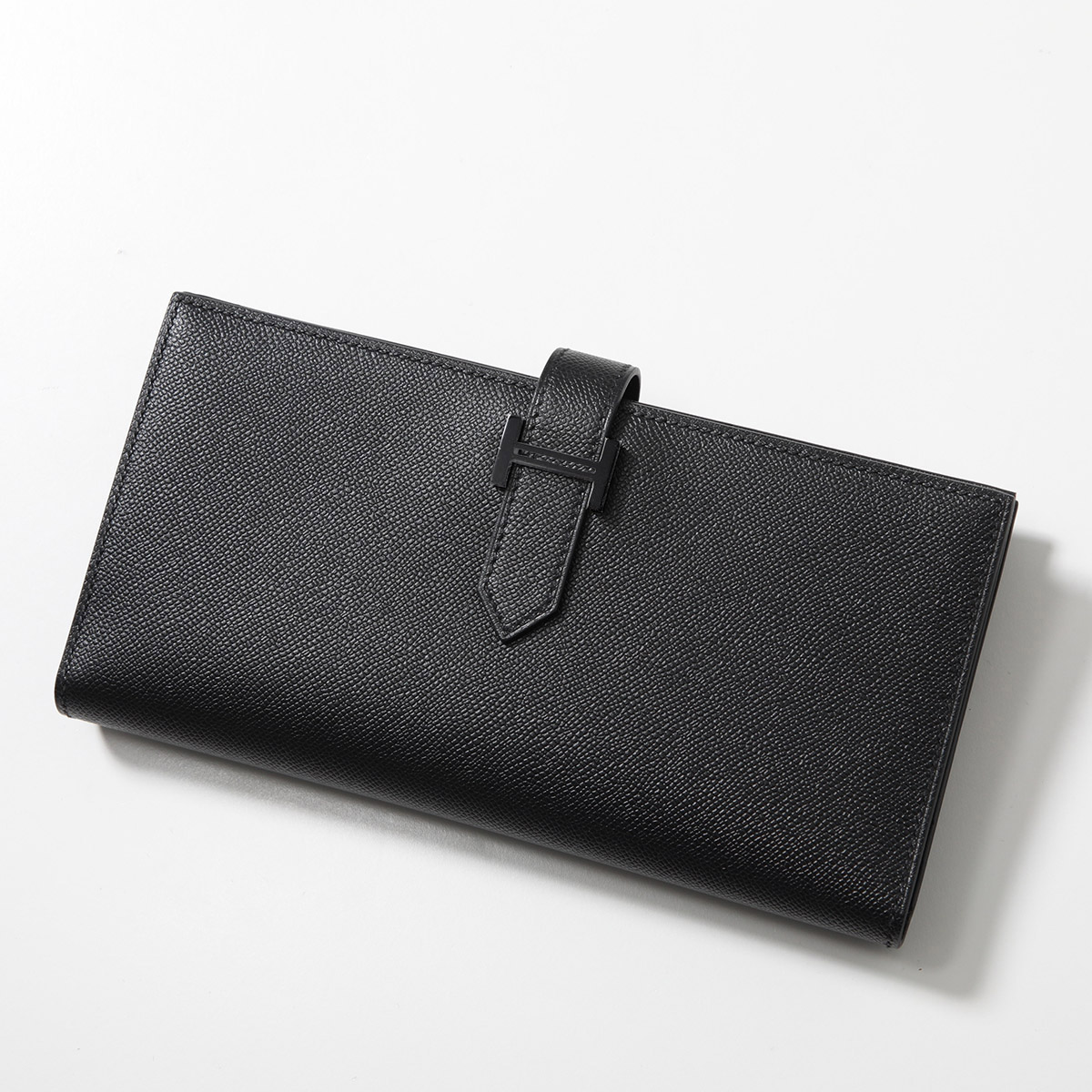 【美品】エルメス べアン スフレ 二つ折 長財布 長財布 ◻︎K刻印 レザー HERMES エルメス 二つ折り長財布 Bearn Souffle ベアン スフレ