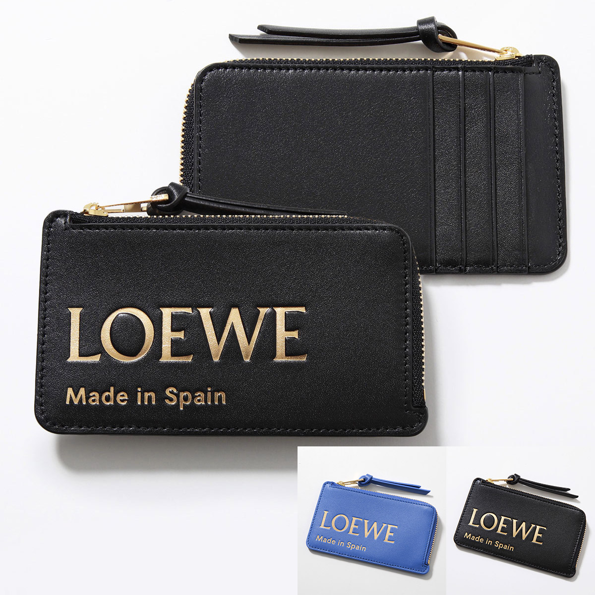 LOEWE ロエベ フラグメントケース CLE0Z40X01 レディース レザー コインケース カードケース パスケース エンボスロゴ 1100/BLACK 【po_sannn】【dc_kikaku】