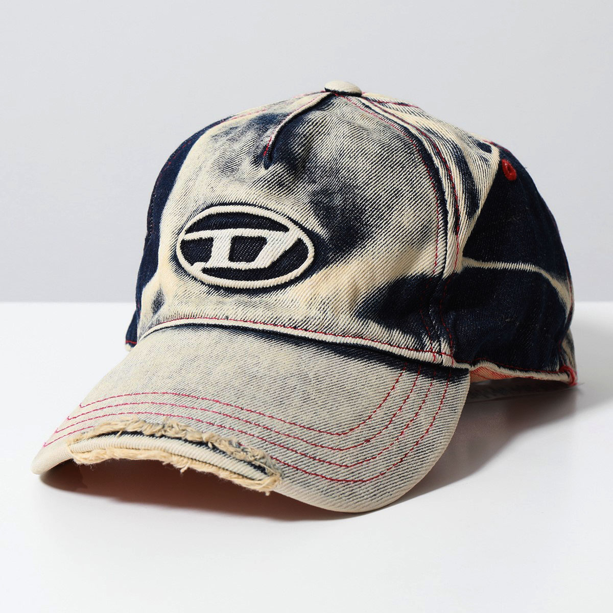 DIESEL C-Seymon キャップ デニム ロゴ org.jpg