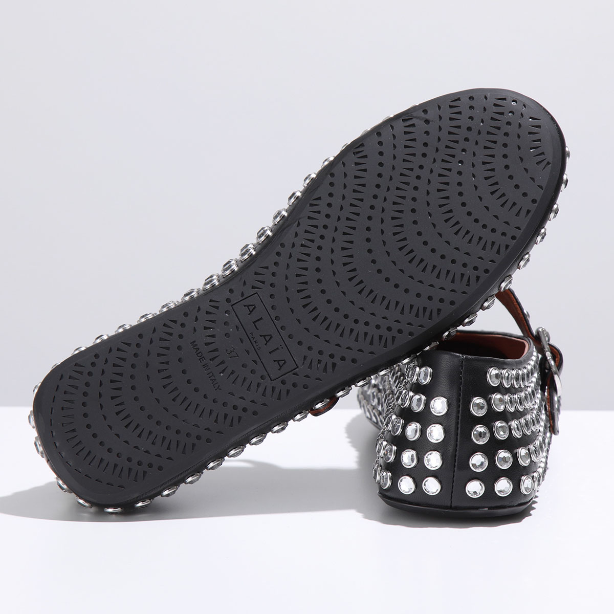ALAIA アライア バレエシューズ BALLERINA STRAP AA3A029CK116 
