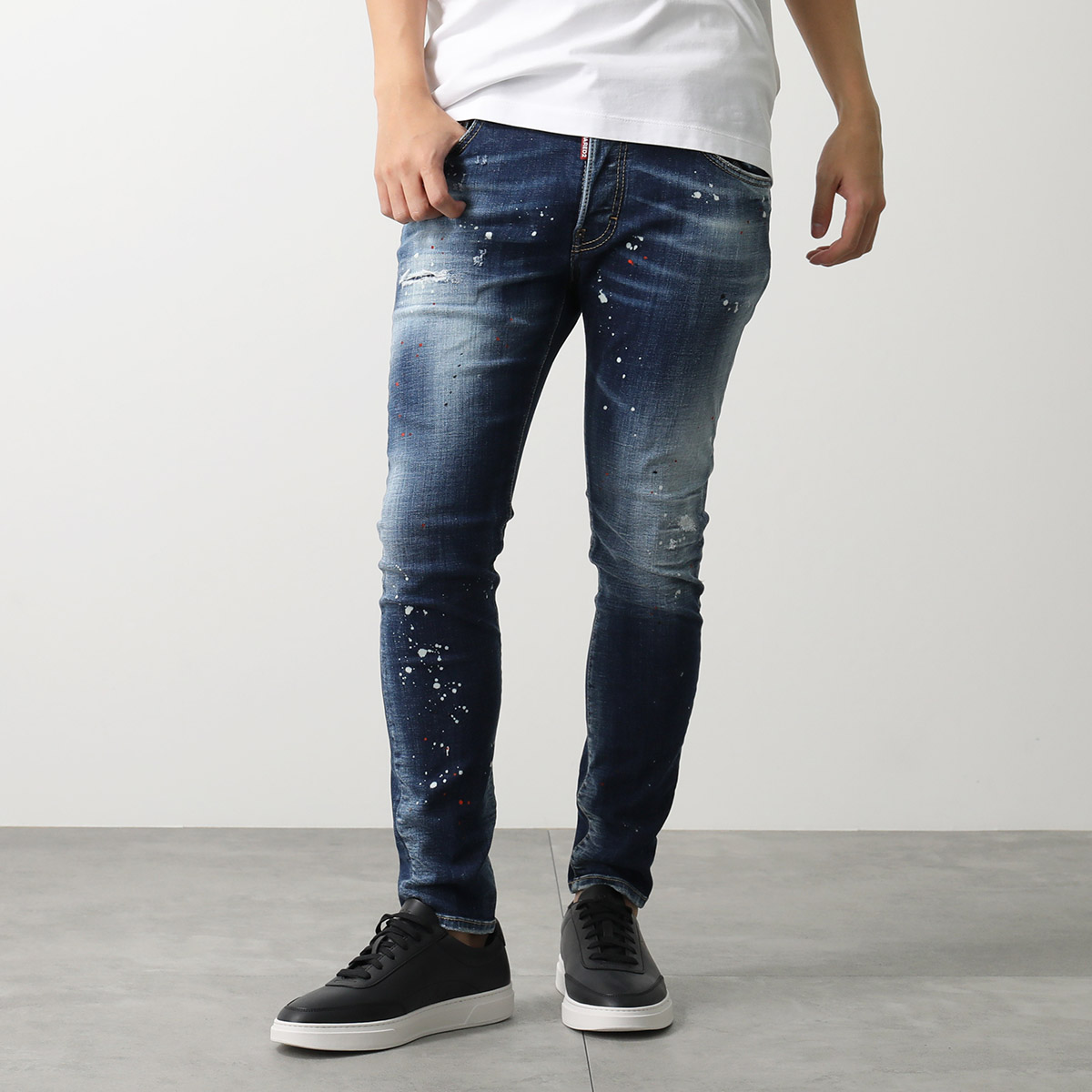 DSQUARED2ディースクエアードSkaterストレッチデニムA2506 楽天市場】DSQUARED2 ディースクエアード ジーンズ SKATER JEAN