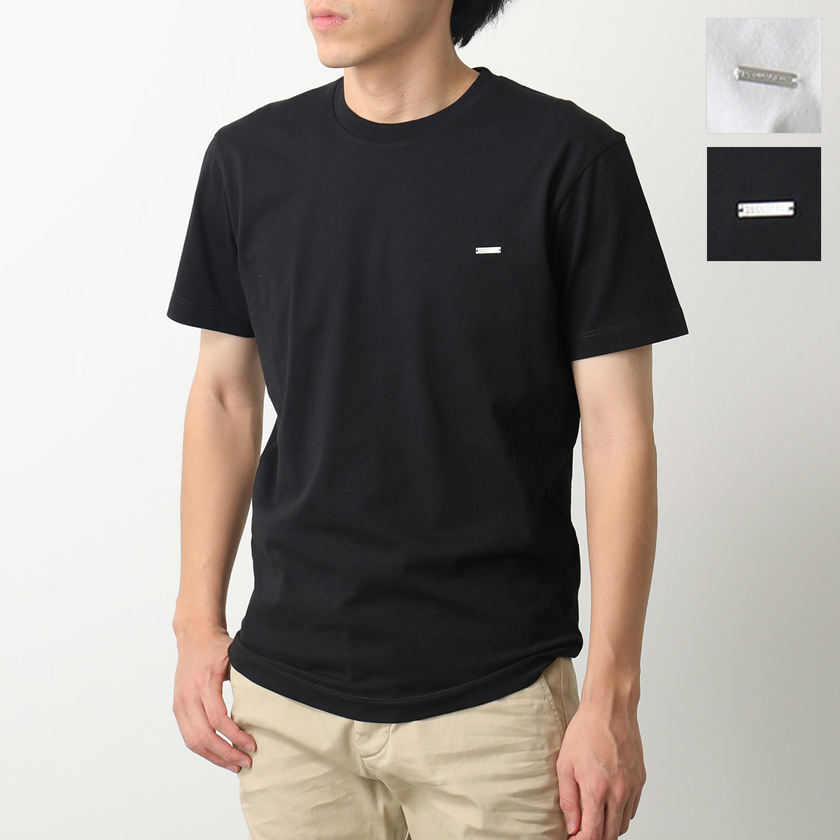 DSQUARED2 ICON SUNSET COOL Tee Tシャツ 半袖 S79GC0065 黒 DSQUARED2 ディースクエアード 半袖 Tシャツ ICON SUNSET COOL