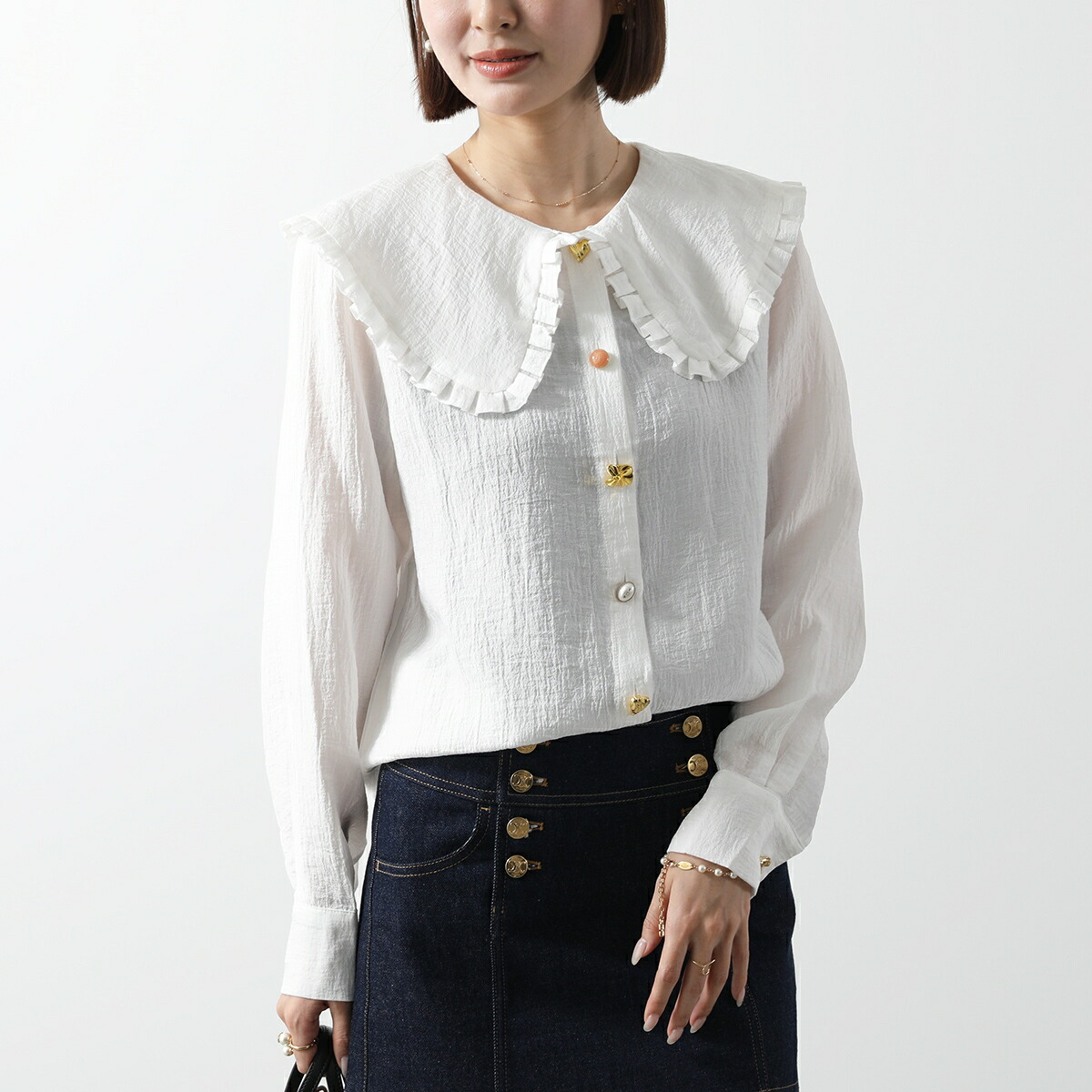 sister jane 袖フリル　ブラウス 楽天市場】Sister Jane シスタージェーン ブラウス フリル 長袖