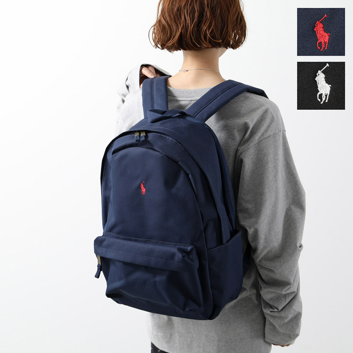 【国内即発】ポロ ラルフローレン リュック 9AR075 001BCV POLO RALPH LAUREN ポロ ラルフローレン リュックサック ポニー