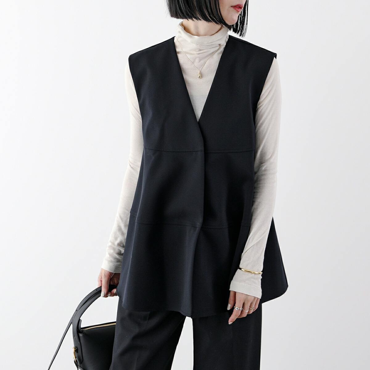 楽天市場】anana アナナ ベスト a61-025 レディース ツイード ラメ