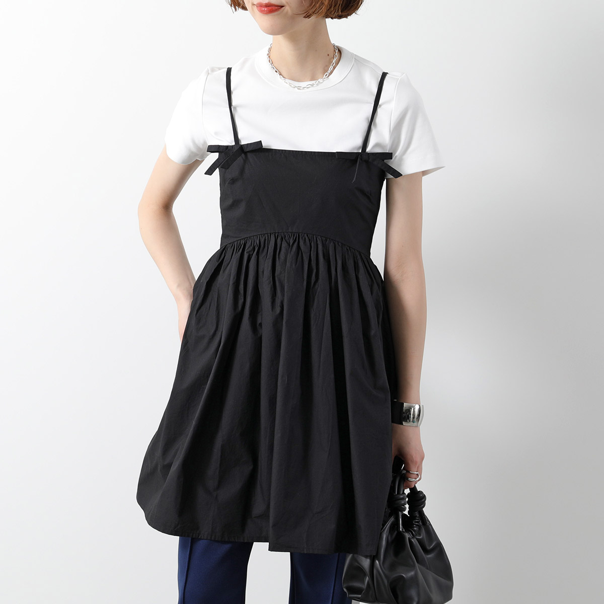 GANNI ワンピース Melange Sleeveless Dress K1898 2565 ニット GANNI ガニー ワンピース Melange Sleeveless Dress K1898 2565
