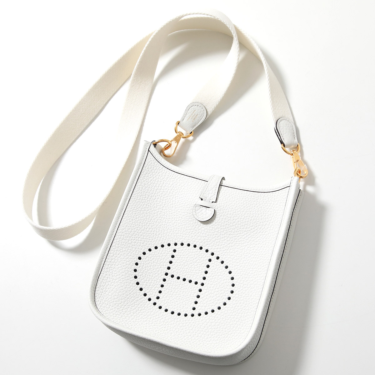 エトゥープ　Hロゴエブリンミニ ショルダーバッグ 楽天市場】HERMES エルメス ショルダーバッグ エブリン EVELYNE
