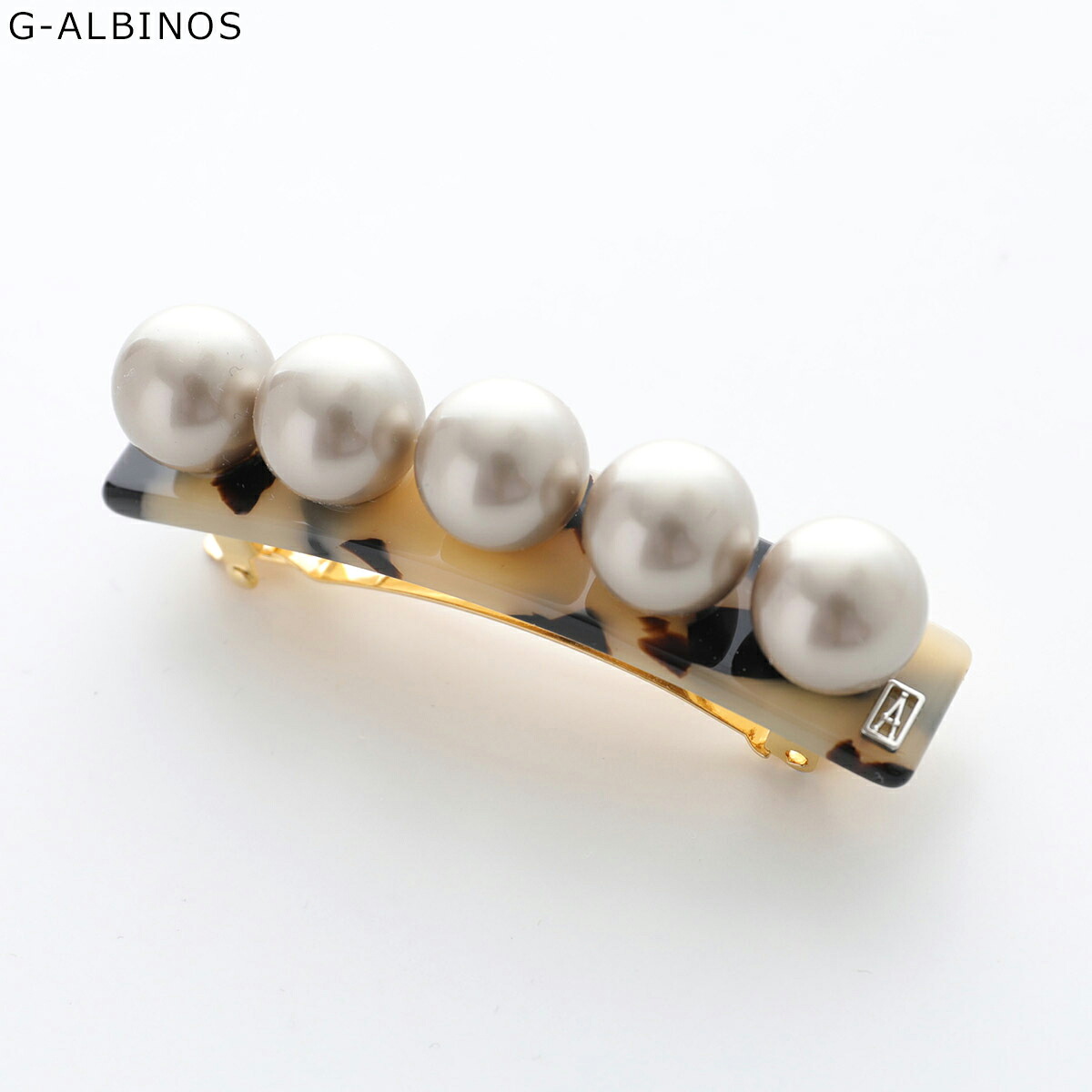 【最大2万円OFFクーポン対象・9/30～10/1限定】ALEXANDRE DE PARIS アレクサンドル ドゥ パリ バレッタ AA6-16919-05 BARRETTE レディース 髪留め ヘアアクセサリー パール カラー5色