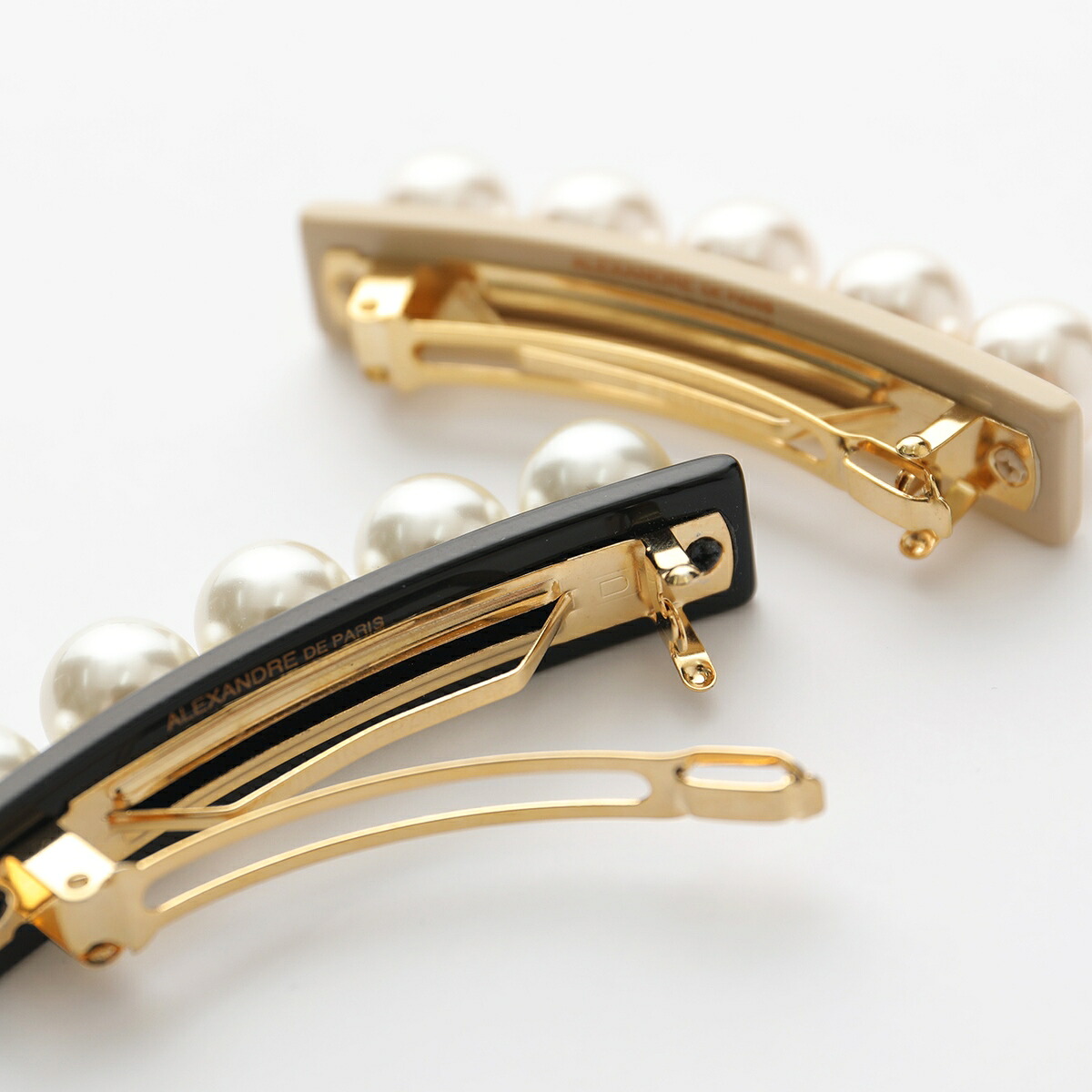 【最大2万円OFFクーポン対象・9/30～10/1限定】ALEXANDRE DE PARIS アレクサンドル ドゥ パリ バレッタ AA6-16919-05 BARRETTE レディース 髪留め ヘアアクセサリー パール カラー5色