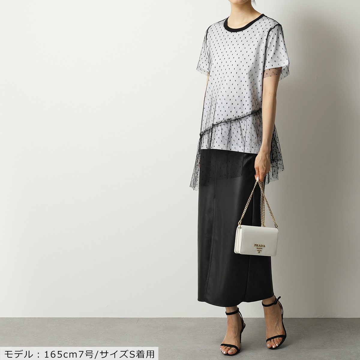 楽天市場 Red Valentino レッドヴァレンティノ Ur3mg07a 5ck ポワンデスプリチュール Tシャツ ドット柄レース カットソー 半袖 001 Biancootti レディース Ts 10 インポートセレクト Musee