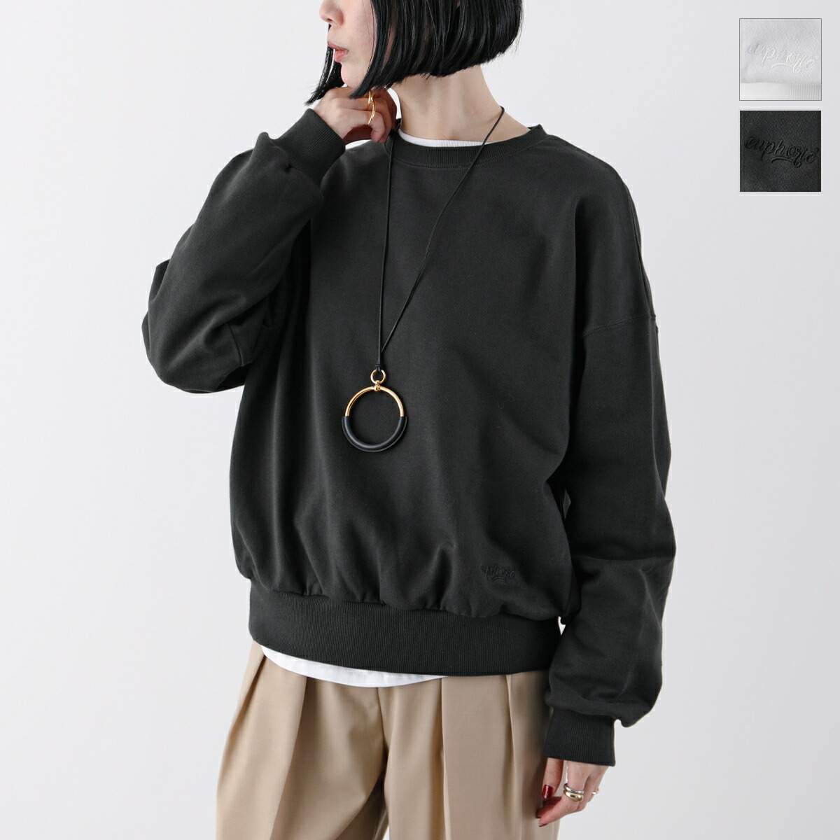 楽天市場】oll オール スウェットシャツ Once half zip sweat