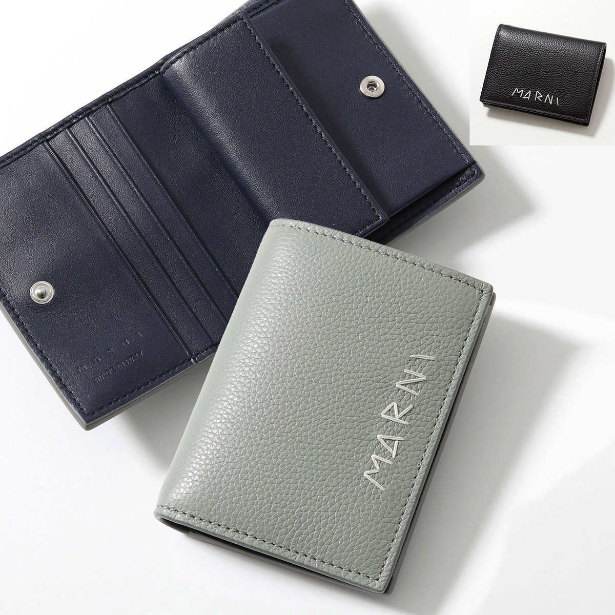 【新品未使用】MARNI マルニ　二つ折財布 楽天市場】MARNI マルニ 二つ折り財布 PFMI0032Q0 P3727 メンズ
