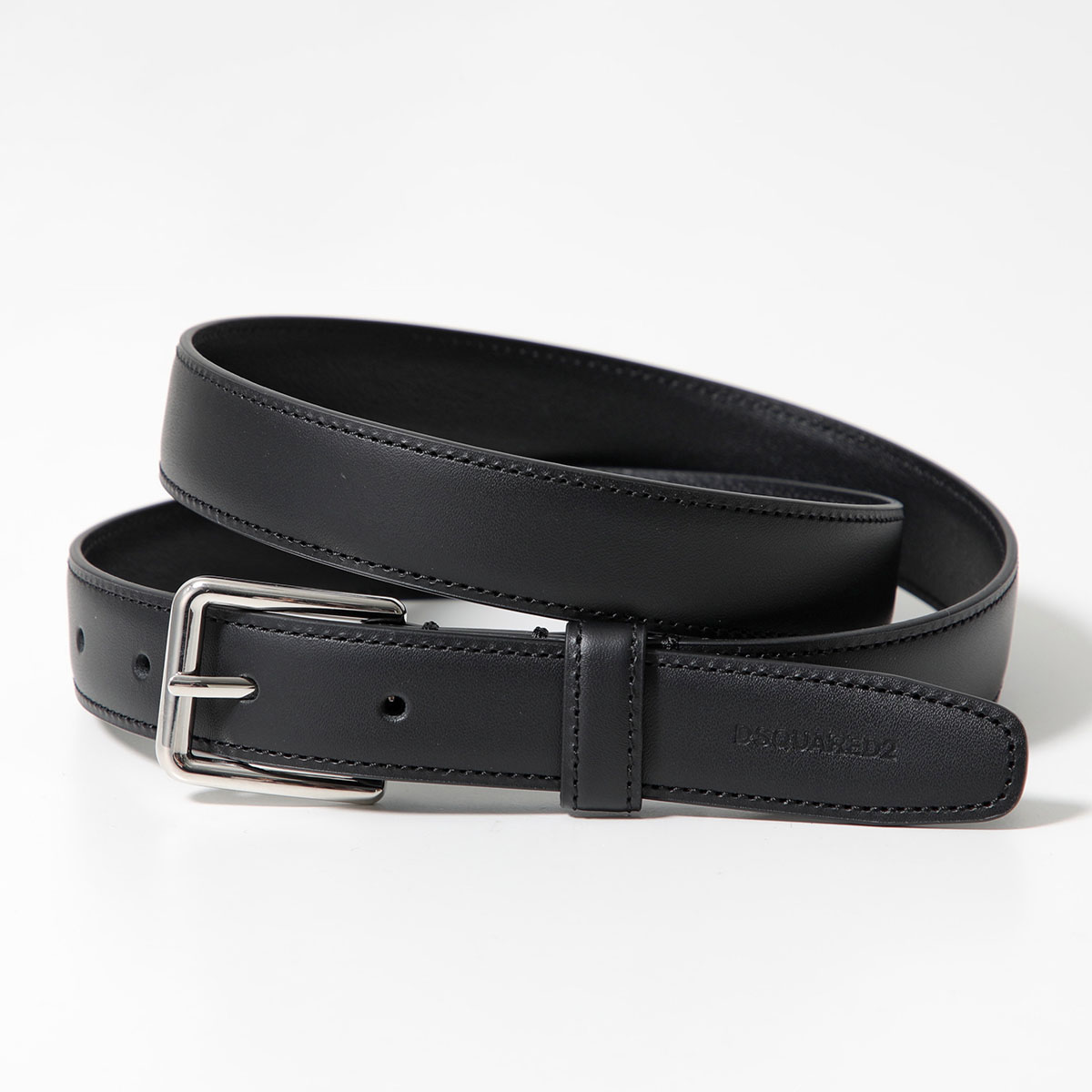DSQUARED2 BELT UNISEX(ディ–スクエア–ド) DSQUARED2 ディースクエアード ベルト ICON SPLASH PLAQUE BELT
