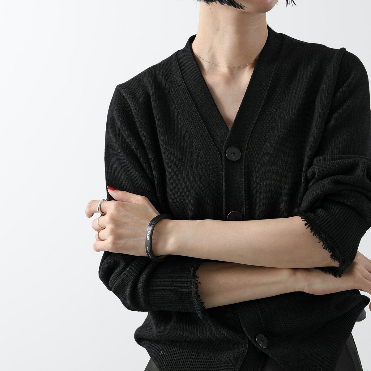 LOEWE ロエベ バングル J242240X42 レディース 2点セット レザー 